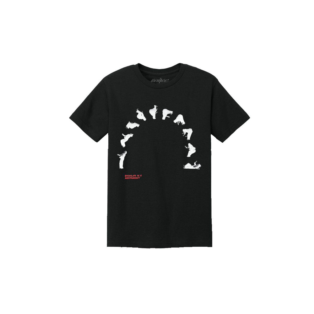 BACKFLIPS TOUR CITIES T-SHIRT - Black
