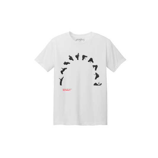 BACKFLIPS TOUR CITIES T-SHIRT - WHITE